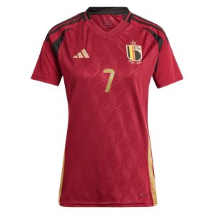 Maillot Femme Belgique Domicile Euro 2024 De Bruyne (2)