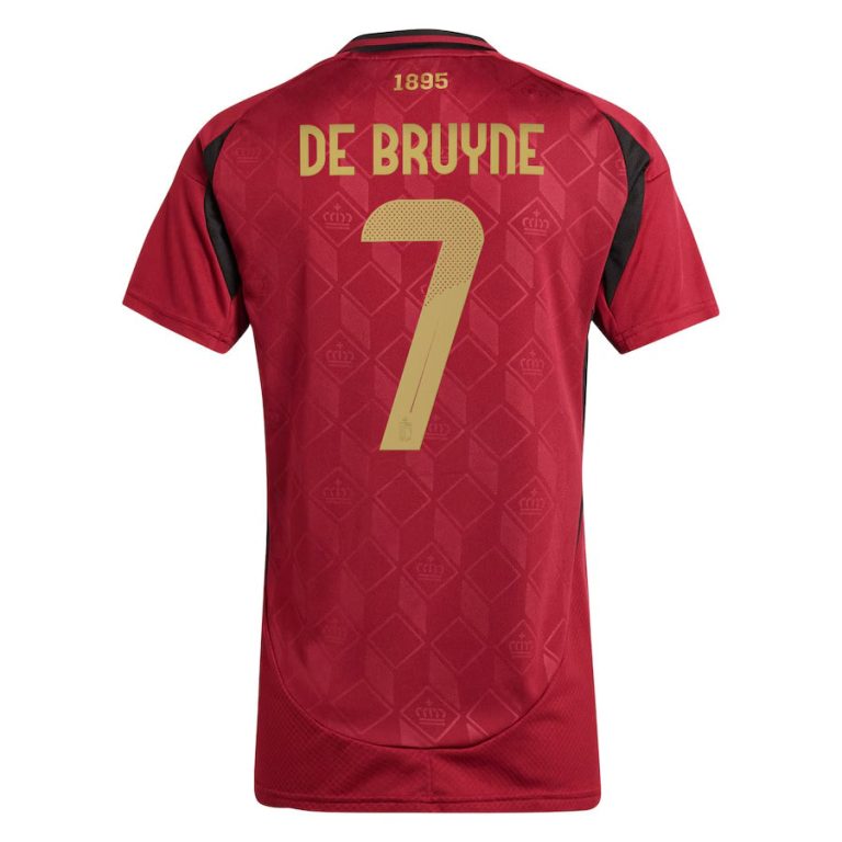 Maillot Femme Belgique Domicile Euro 2024 De Bruyne (3)