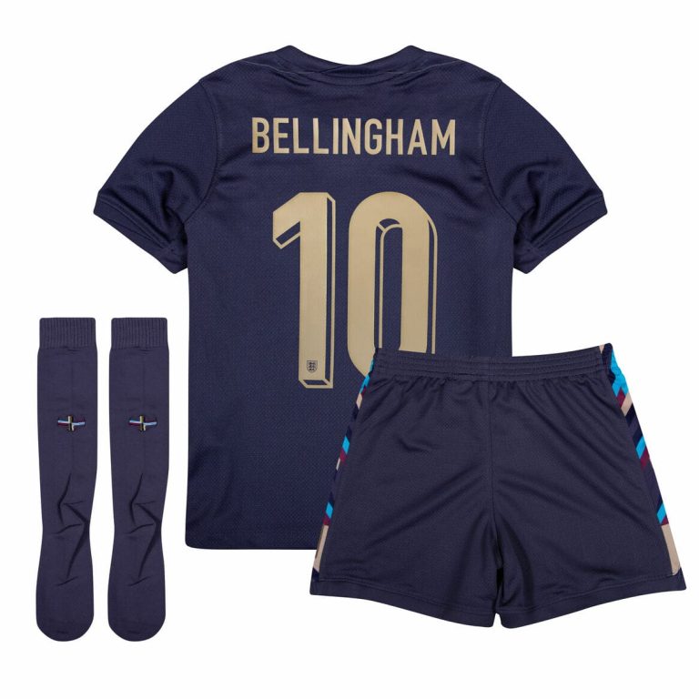 Maillot Kit Enfant Angleterre Exterieur Euro 2024 Bellingham (1)