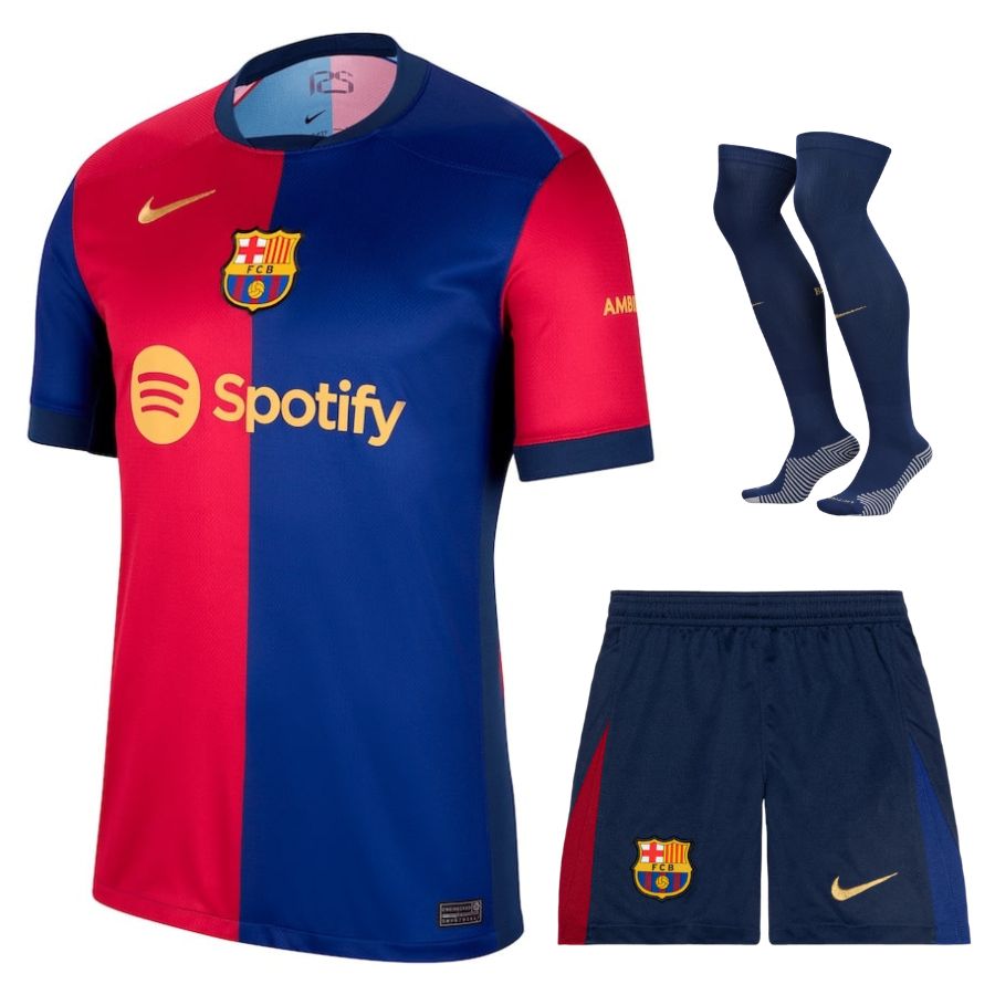 Maillot Kit Enfant Barca 2024 2025 Domicile-