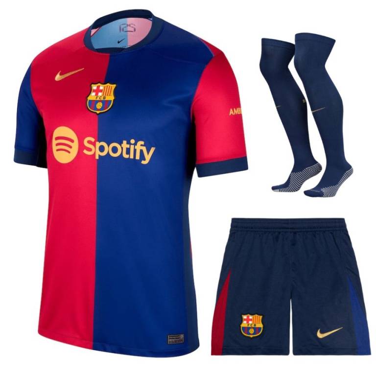 Maillot Kit Enfant Barca 2024 2025 Domicile (1)