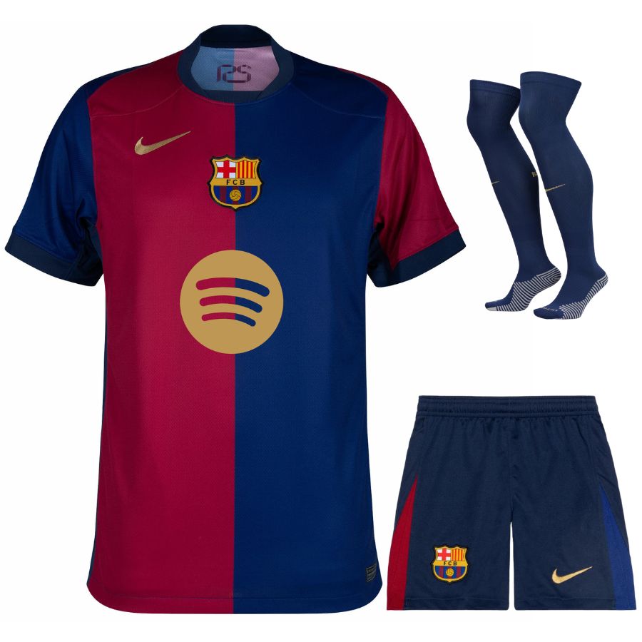 Maillot Kit Enfant Barca 2024 2025 Domicile_