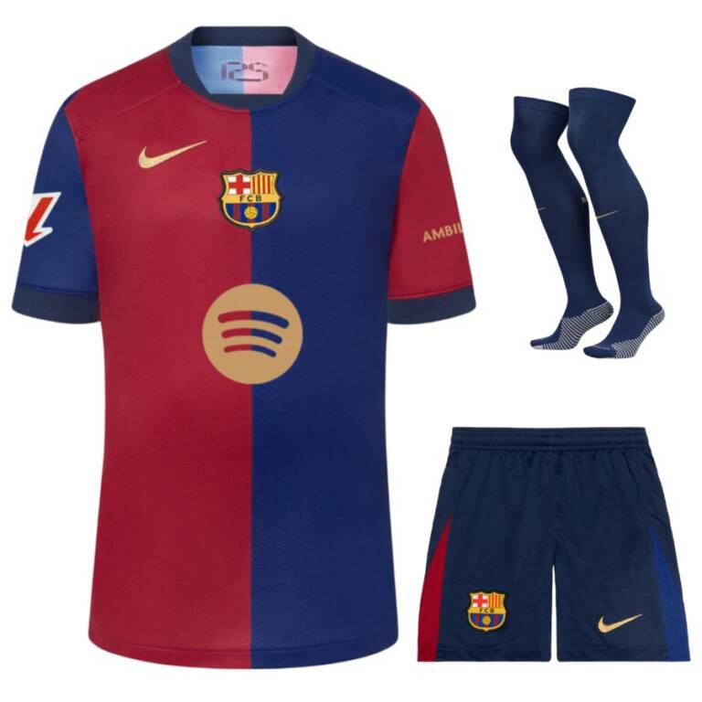 Maillot Kit Enfant Barca 2024 2025 Domicile_