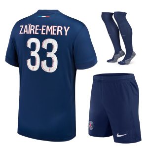 Maillot Kit Enfant PSG Domicile 2024 2025 Zaire Emery