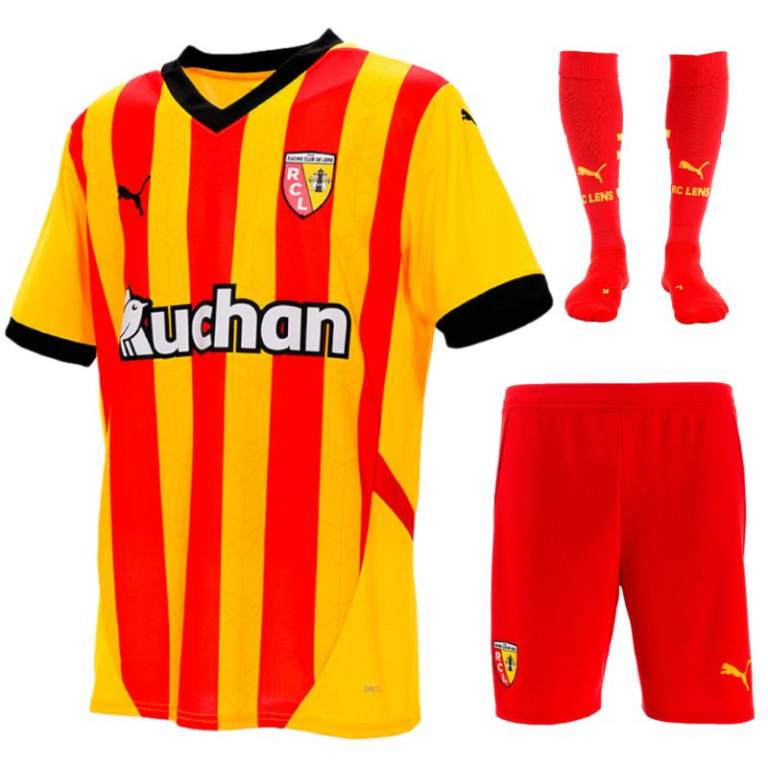 Maillot Kit Enfant RC Lens Domicile 2024 2025