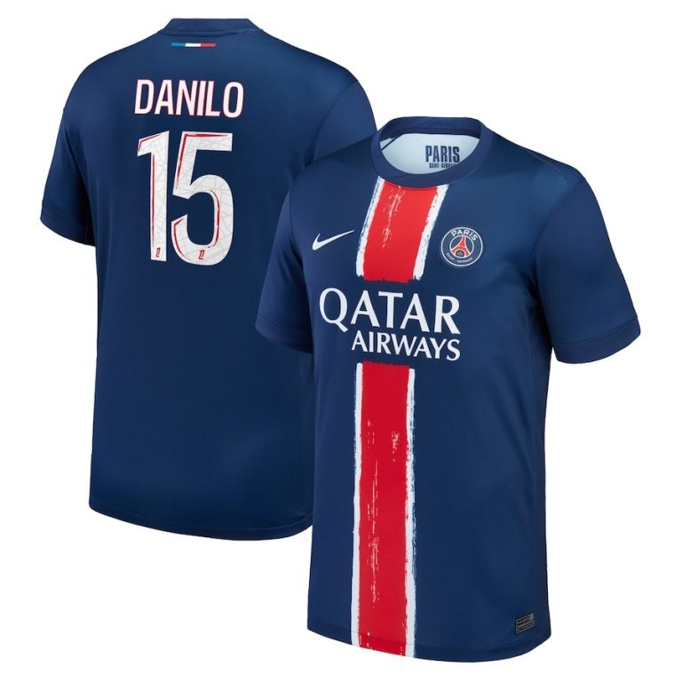 Maillot PSG Domicile 2024 2025 Danilo (1)