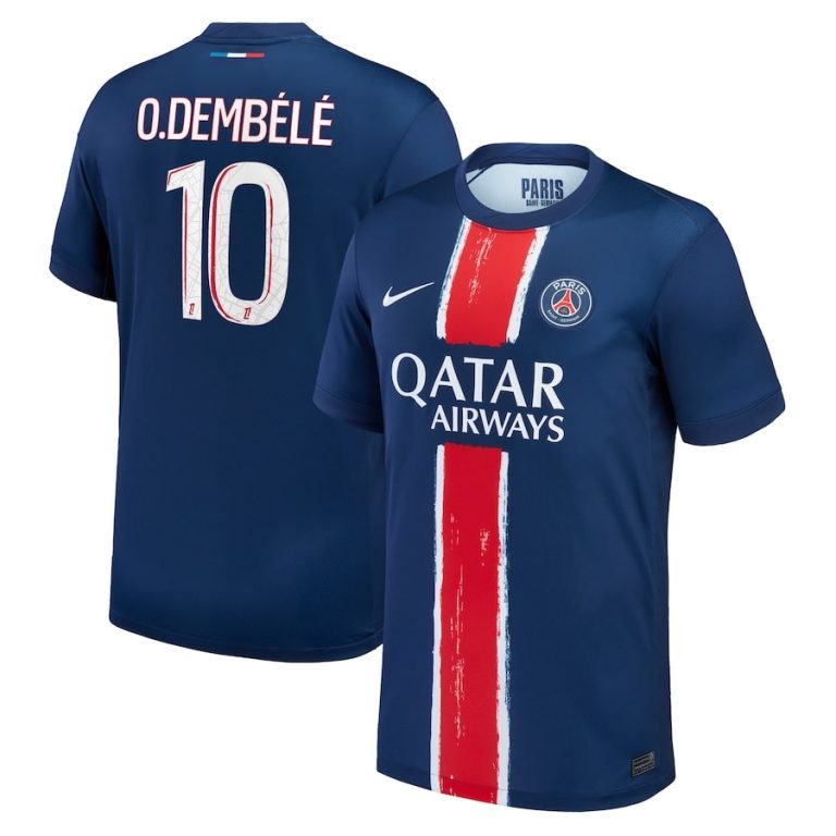 Maillot PSG Domicile 2024 2025 Dembele (1)