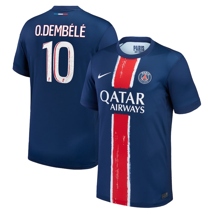 PSG Home Jersey 2024 2025 Dembele Foot Soccer Pro