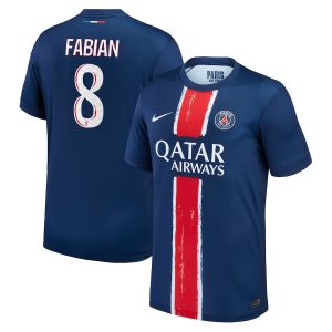 Maillot PSG Domicile 2024 2025 Fabian Ruiz (1)