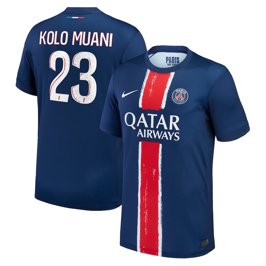 Maillot PSG Domicile 2024 2025 Kolo Muani Foot Soccer Pro