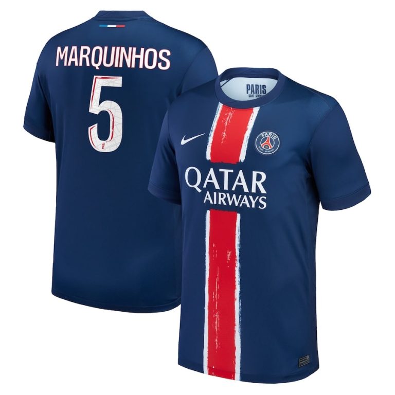 Maillot PSG Domicile 2024 2025 Marquinho (1)