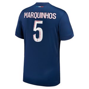 Maillot PSG Domicile 2024 2025 Marquinho (2)