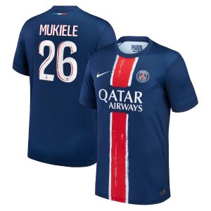 Maillot PSG Domicile 2024 2025 Mukiele (1)