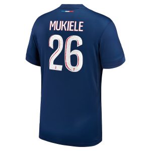 Maillot PSG Domicile 2024 2025 Mukiele (2)