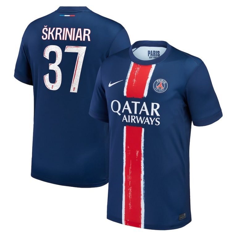 Maillot PSG Domicile 2024 2025 Skriniar (1)