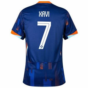 Maillot Pays Bas Euro 2024 Exterieur Xavi (3)