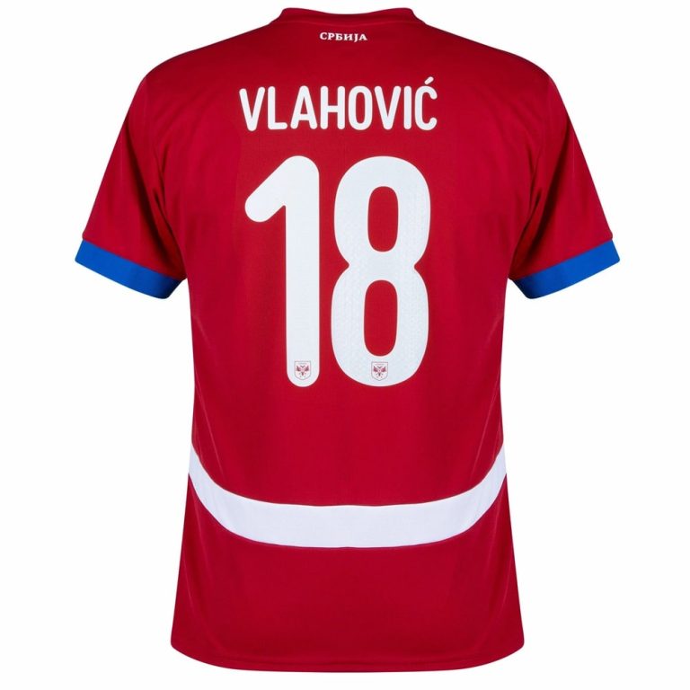 Maillot Serbie Domicile Euro 2024 Vlahovic (3)