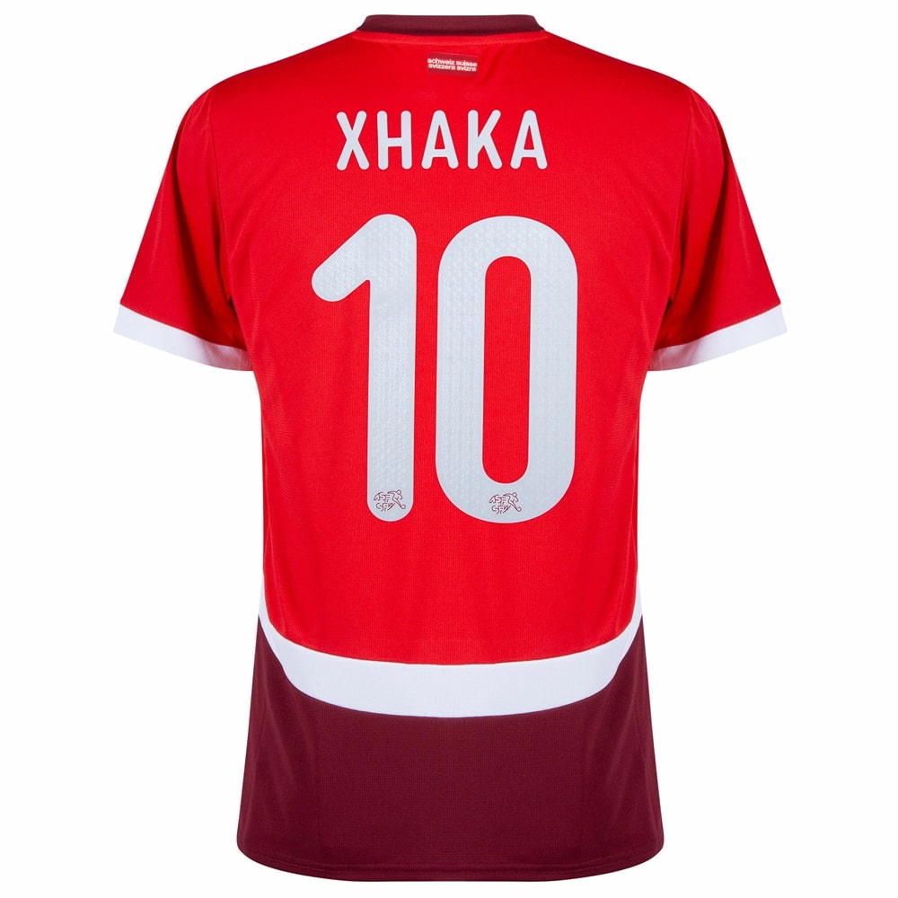 Maillot Suisse Domicile Euro 2024 XHAKA (2)