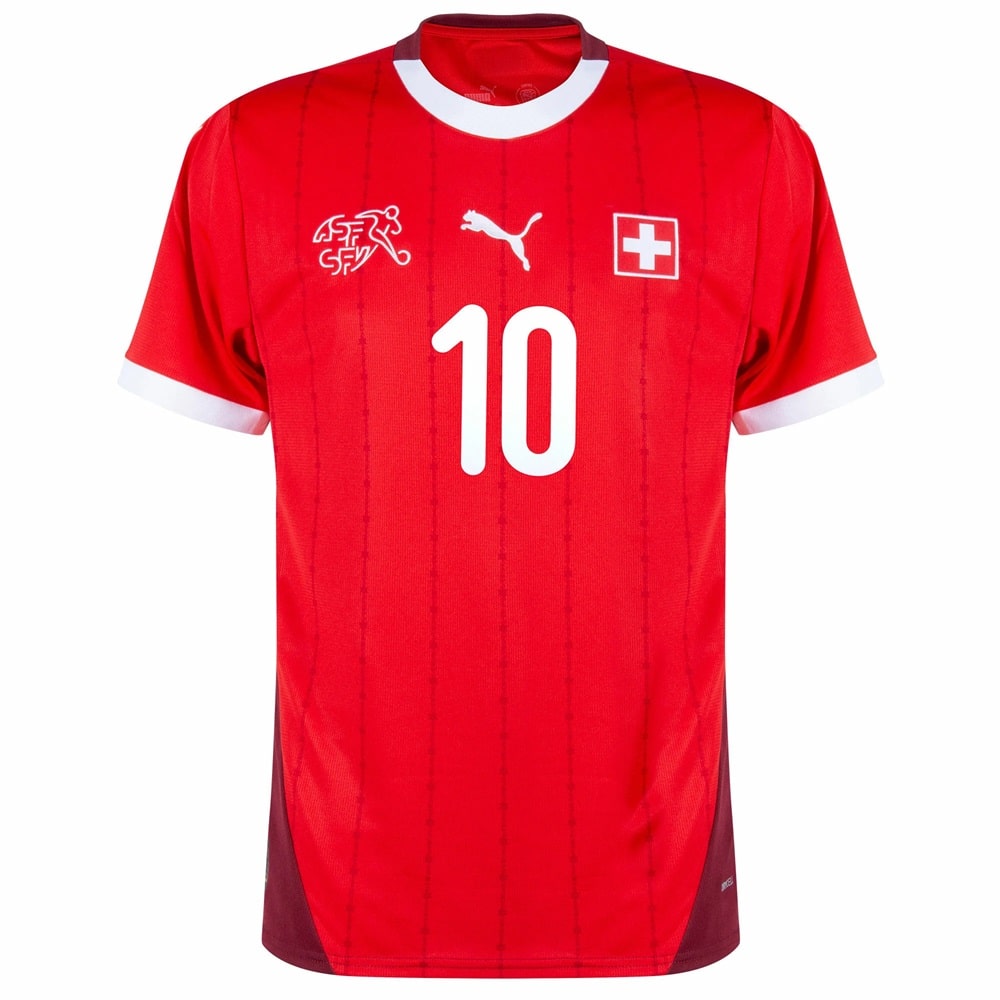 Maillot Suisse Domicile Euro 2024 XHAKA (3)