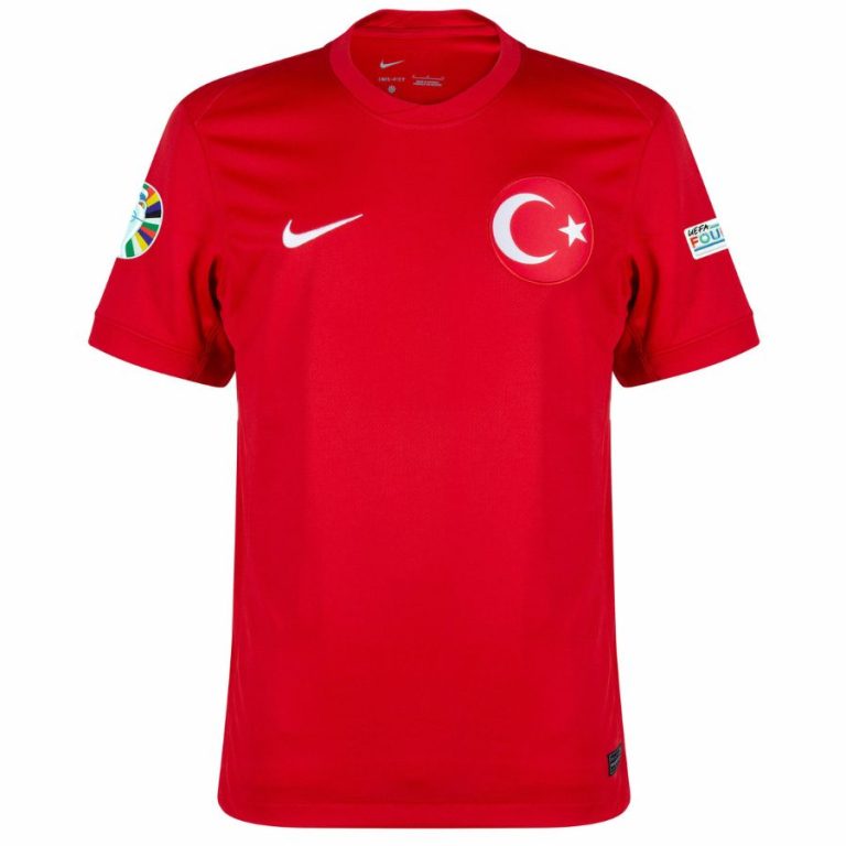 Maillot Turquie Exterieur Badges Euro 2024 (1)