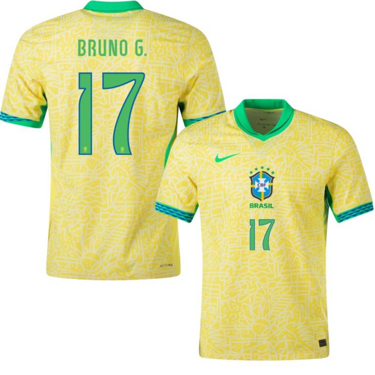 Maillot Bresil Domicile 2024 2025 Bruno OK