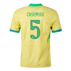 Maillot Bresil Domicile 2024 2025 Casemiro 2