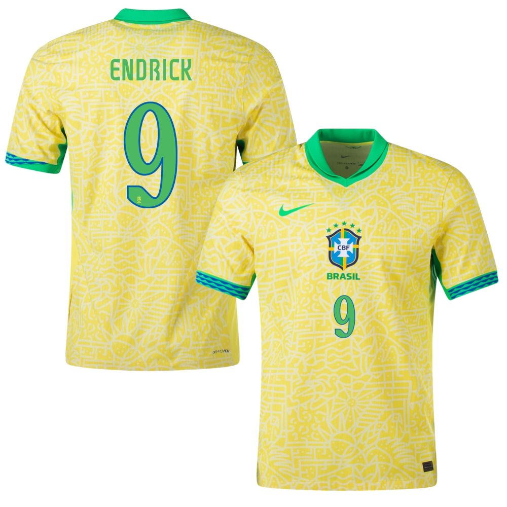 Maillot Bresil Domicile 2024 2025 Endrick-