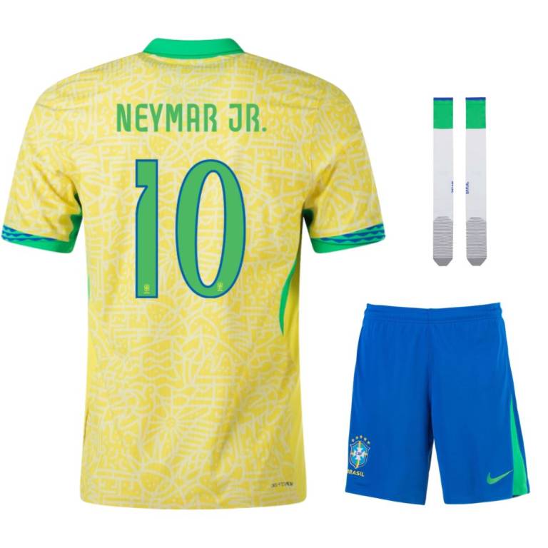 Maillot Bresil Domicile 2024 2025 Neymar Jr. 3