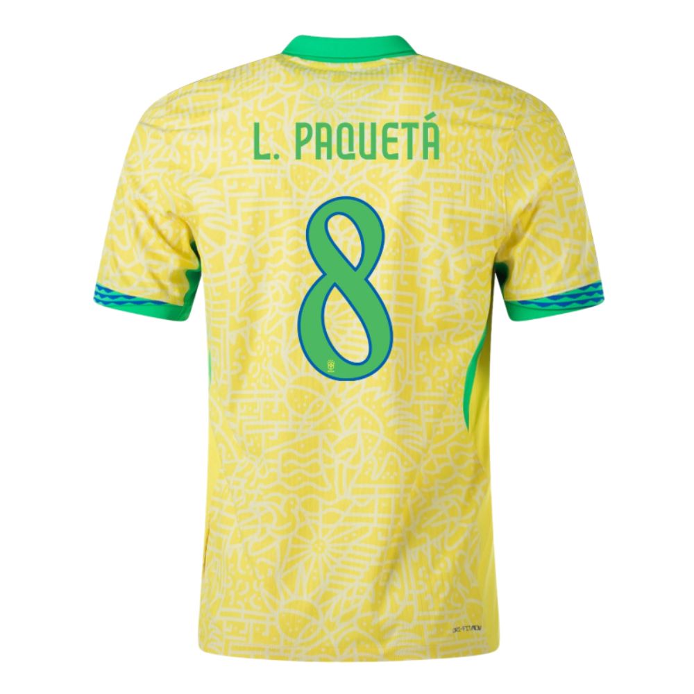 Maillot Bresil Domicile 2024 2025 Paquetá 2