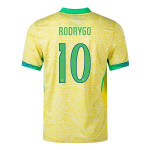 Maillot Bresil Domicile 2024 2025 Rodrygo 2