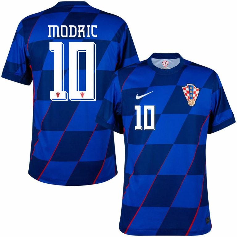 Maillot Croatie Exterieur Euro 2024 Modric (1)