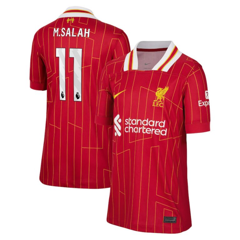 Maillot Enfant Liverpool Domicile 2024 2025 Salah (1)