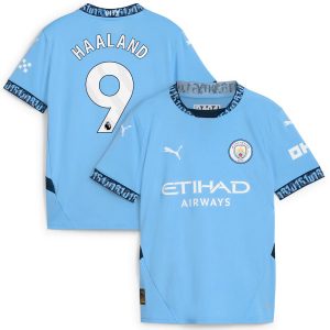 Maillot Enfant Manchester City Domicile 2024 2025 Haaland (1)