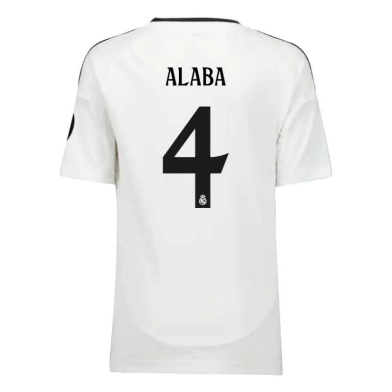 Maillot Enfant Real Madrid Domicile 2024 2025 Alaba sm 2