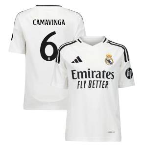 Maillot Enfant Real Madrid Domicile 2024 2025 Camavinga