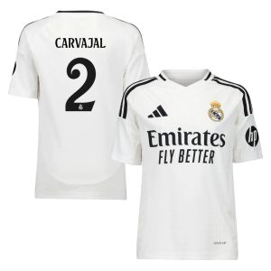 Maillot Enfant Real Madrid Domicile 2024 2025 Carvajal (1)