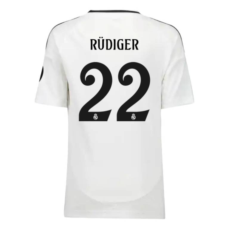 Maillot Enfant Real Madrid Domicile 2024 2025 Rüdiger 2