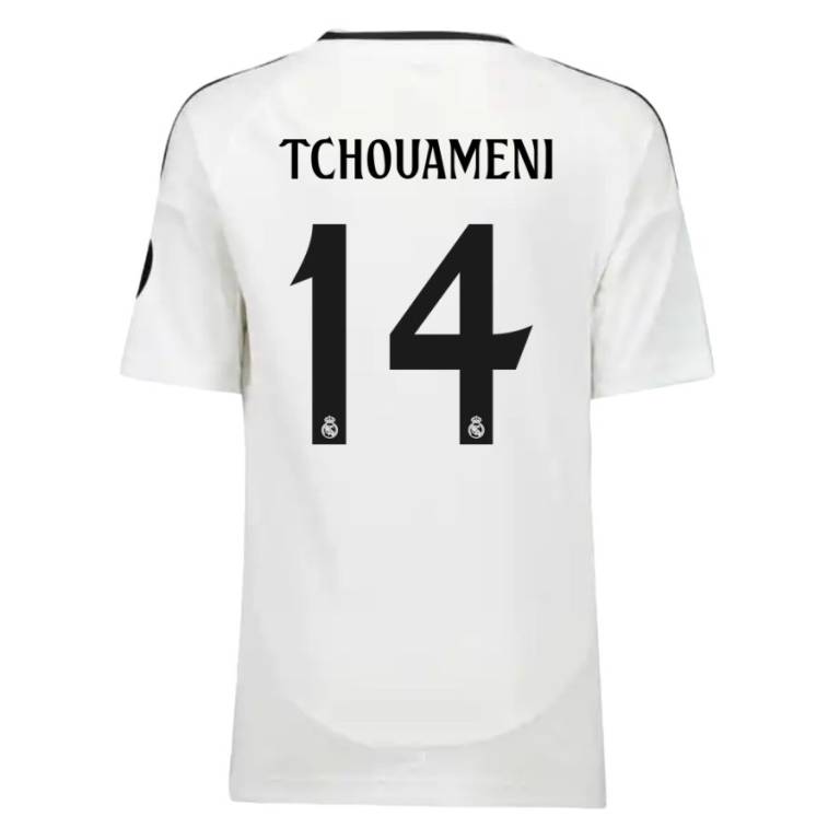 Maillot Enfant Real Madrid Domicile 2024 2025 Tchouaméni 2-