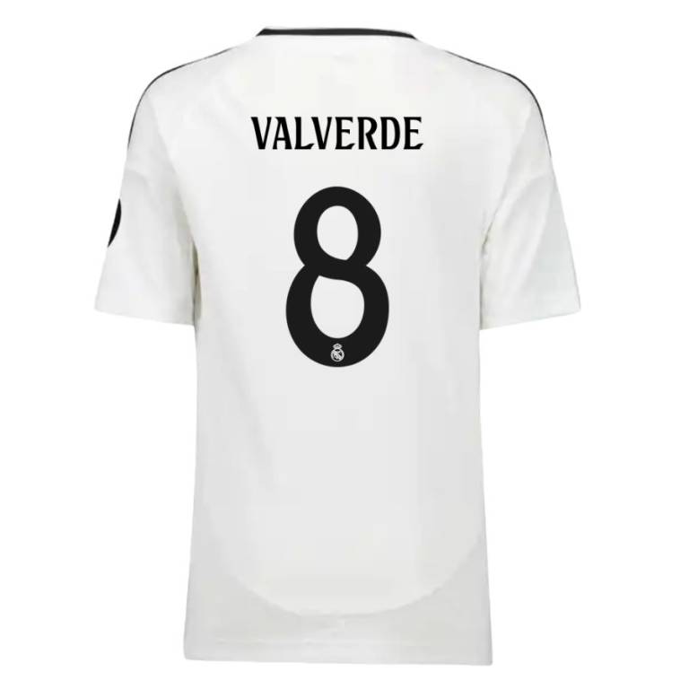 Maillot Enfant Real Madrid Domicile 2024 2025 Valverde 2-