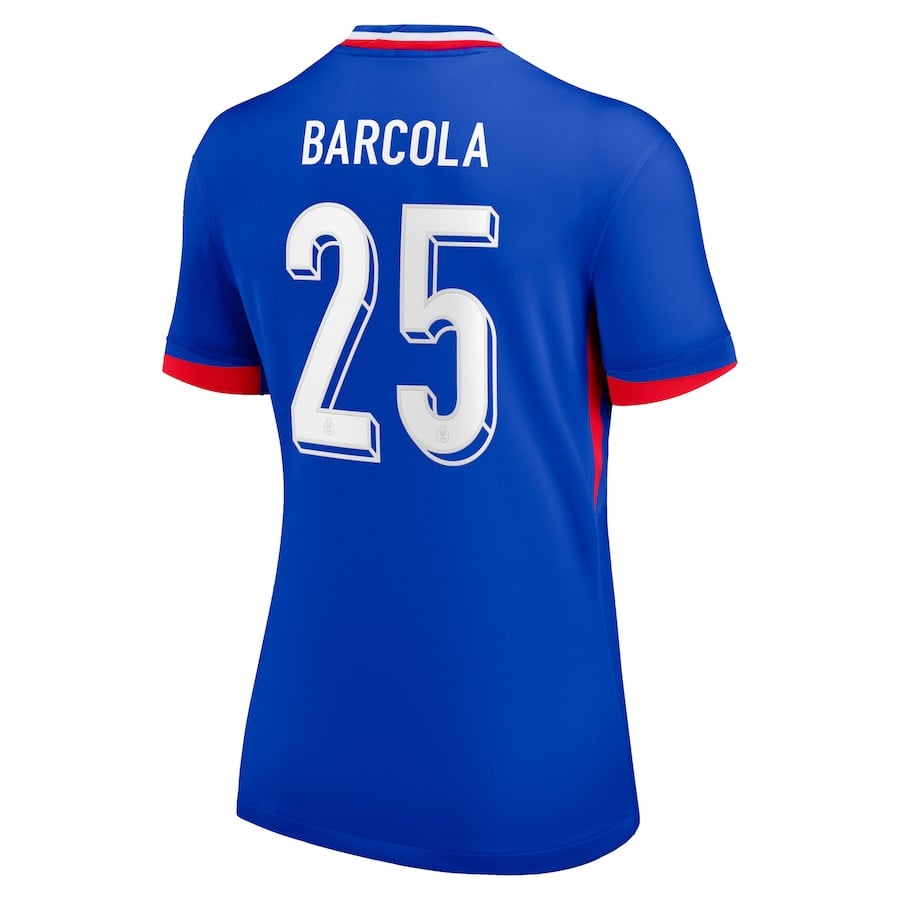 Maillot Equipe de France Femme Domicile Euro 2024 Barcola (3)