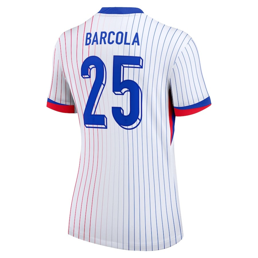 Maillot Equipe de France Femme Exterieur Euro 2024 Barcola (3)