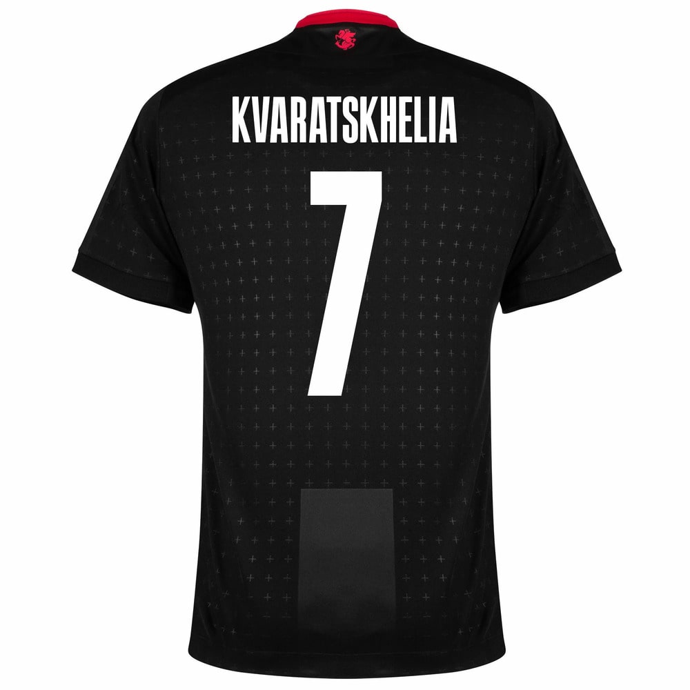 Maillot Georgie Exterieur Euro 2024 KVARATSKHELIA (2)