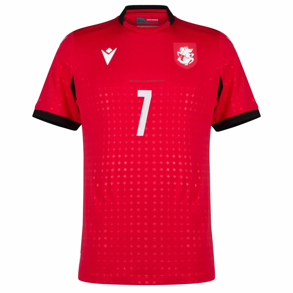 Maillot Georgie Third Euro 2024 KVARATSKHELIA (2)