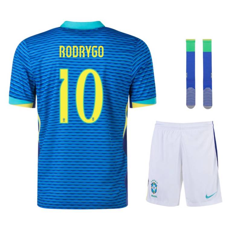 Maillot Kit Enfant Bresil Exterieur 2024 2025 Rodrygo OK