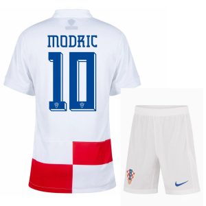 Maillot Kit Enfant Croatie Domicile Euro 2024 Modric