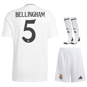 Maillot Kit Enfant Real Madrid Domicile 2024 2025 Bellingham