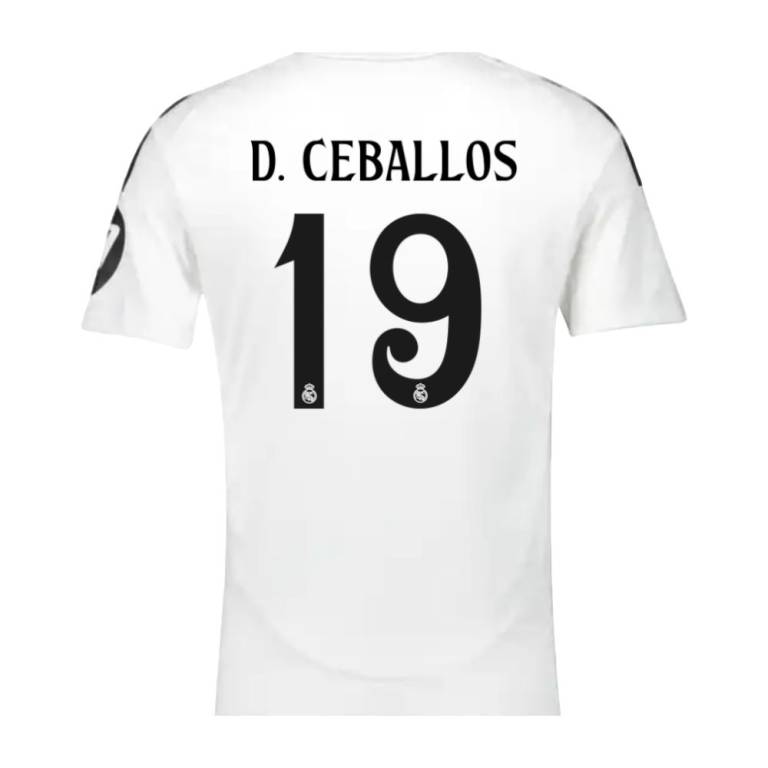 Maillot Kit Enfant Real Madrid Domicile 2024 2025 Ceballos 2