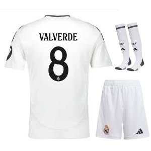 Maillot Kit Enfant Real Madrid Domicile 2024 2025 Valverde