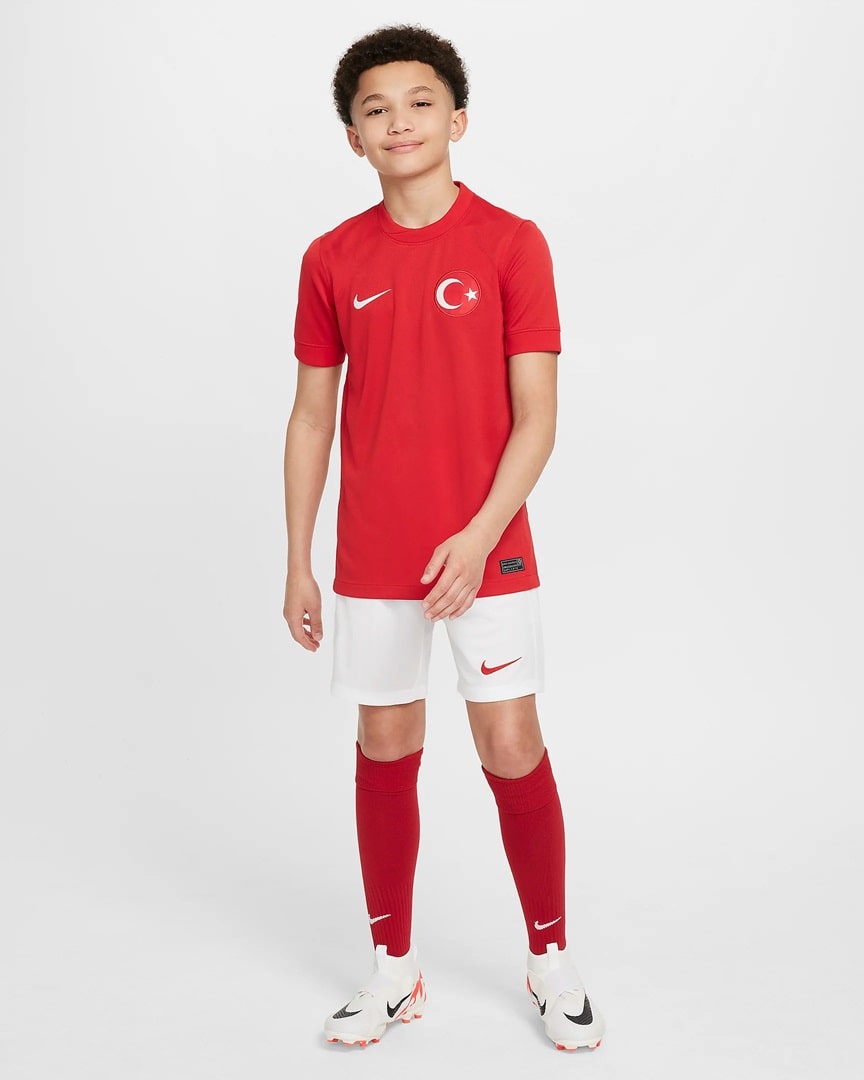 Maillot Kit Enfant Turquie Exterieur Euro 2024 (1)