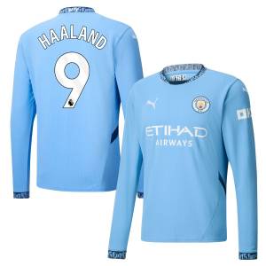 Maillot Manchester City 2024 2025 Haaland Manches Longues